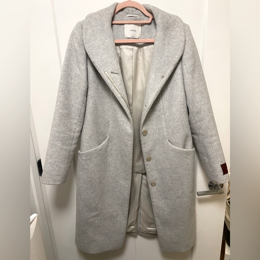 Aritzia Wilfred Wool + Cashmere Pea Coat - Size XS